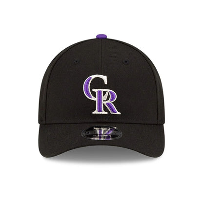 This is a Colorado Rockies MLB Player Replica Black 9FORTY M-Crown Adjustable Cap 2