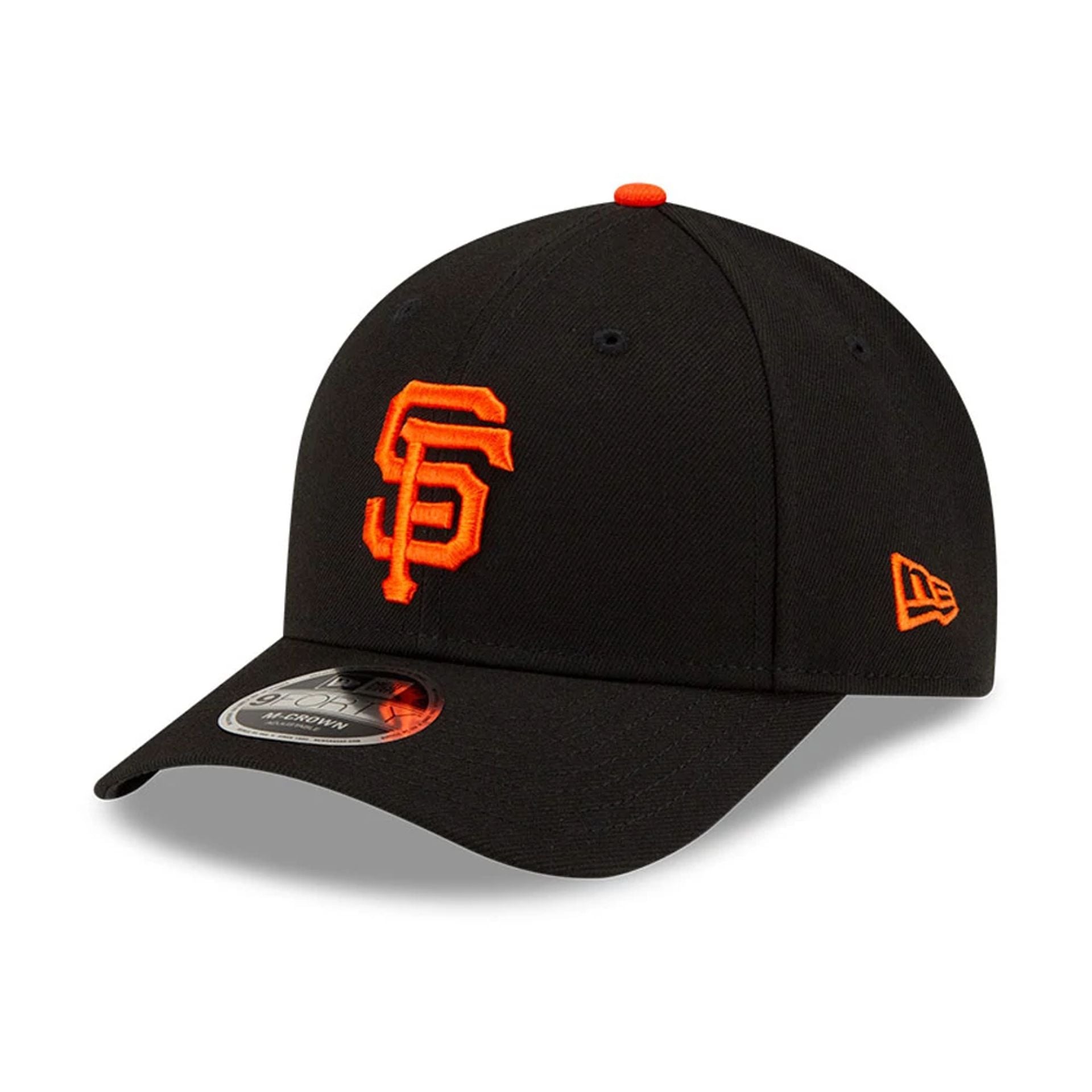 This is a San Francisco Giants MLB Player Replica Black 9FORTY M-Crown Adjustable Cap 1