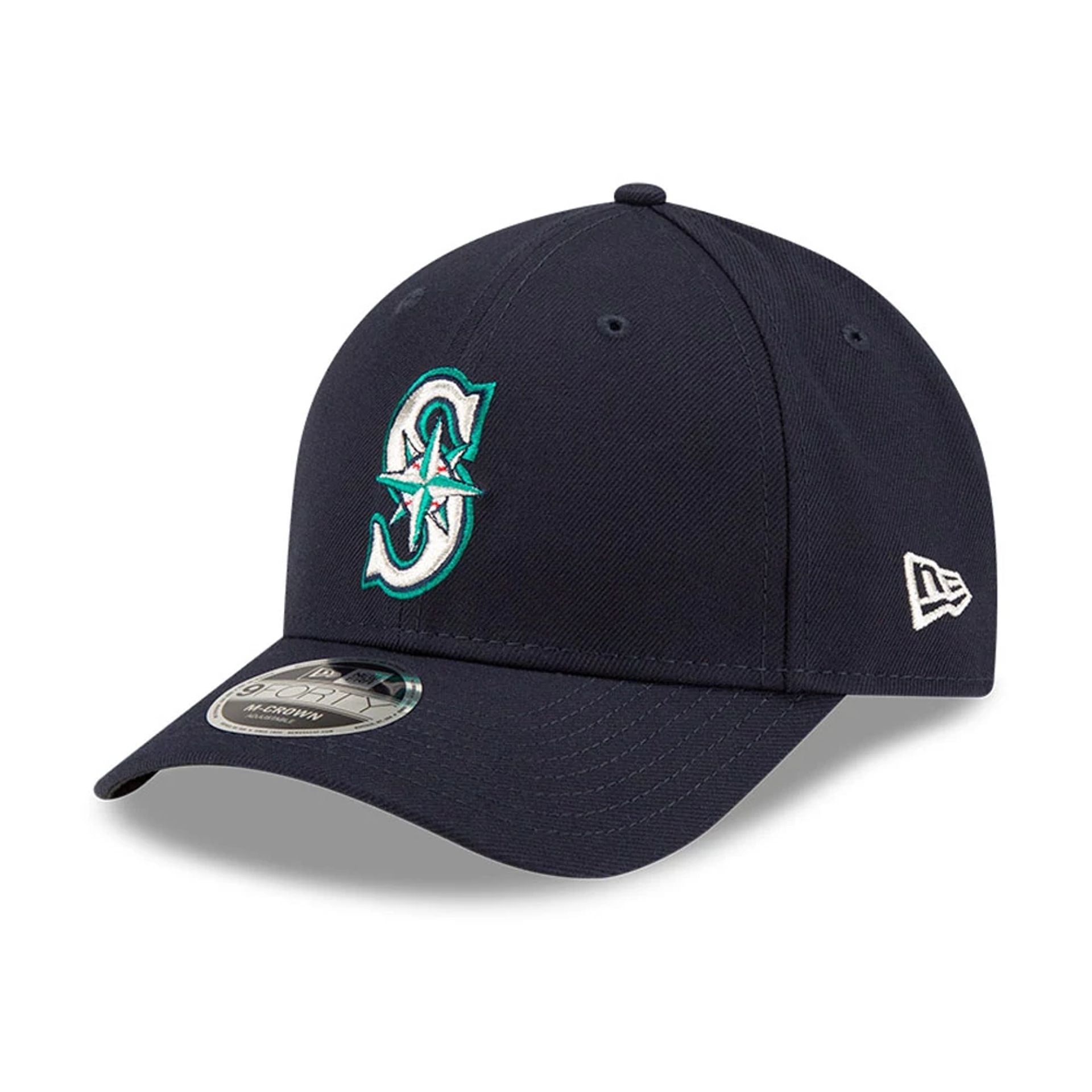 This is a Seattle Mariners MLB Player Replica Navy 9FORTY M-Crown Adjustable Cap 1