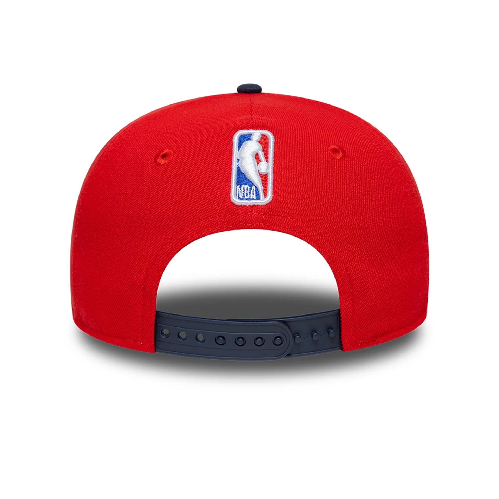 This is a LA Clippers NBA Statement Red 9FIFTY Snapback Adjustable Cap 5