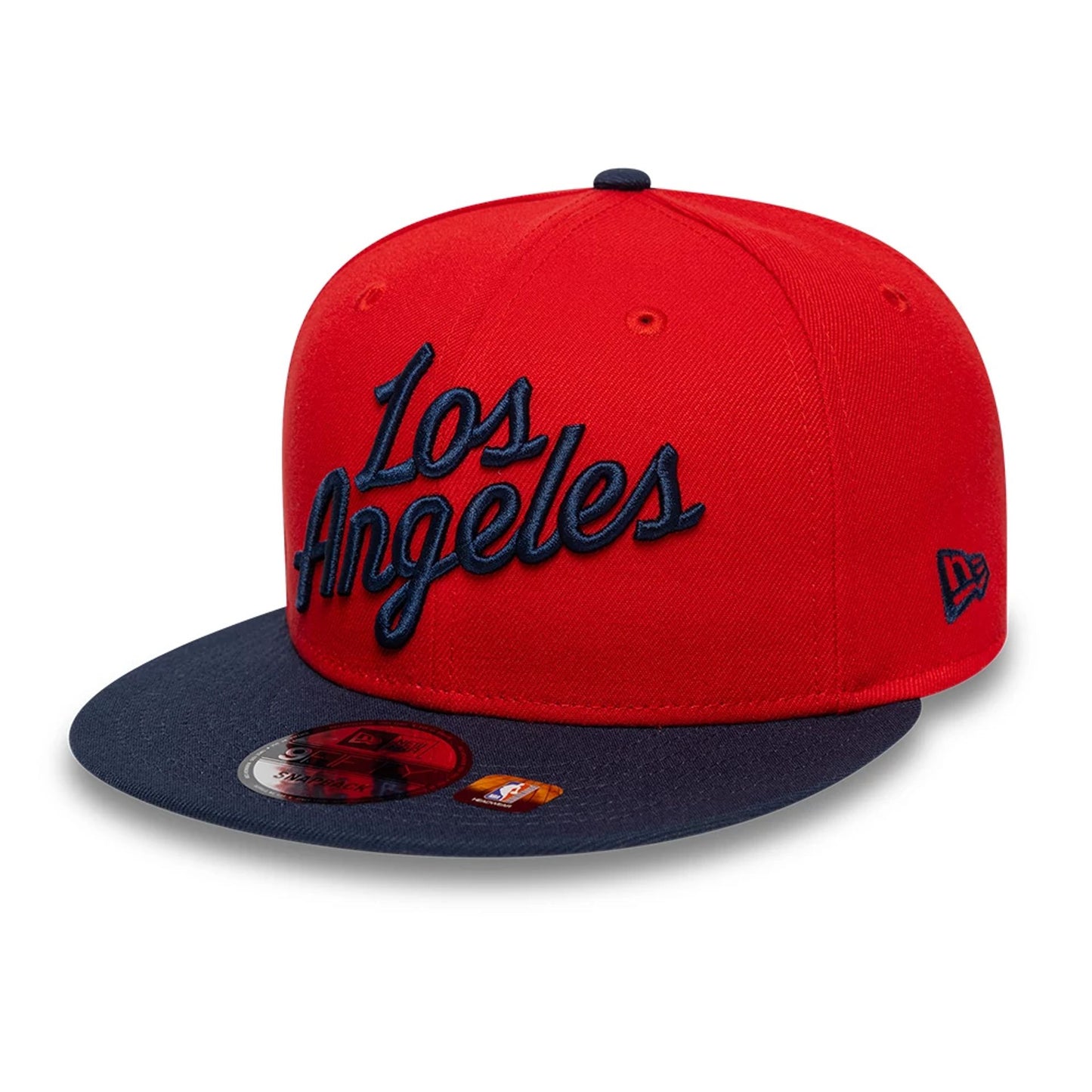 This is a LA Clippers NBA Statement Red 9FIFTY Snapback Adjustable Cap 4