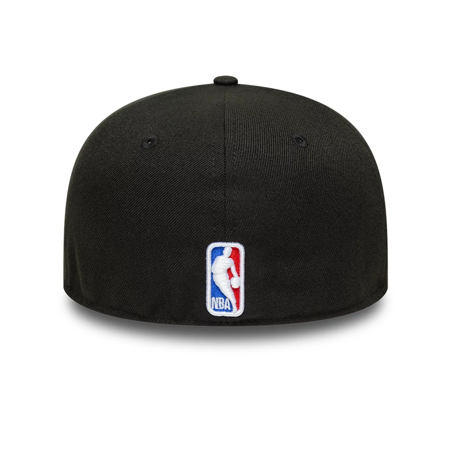 This is a Chicago Bulls NBA Statement Black 59FIFTY Fitted Cap 5