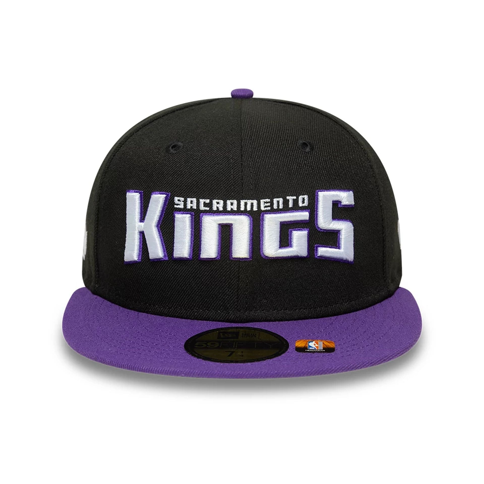 This is a Sacramento Kings NBA Statement Black 59FIFTY Fitted Cap 3