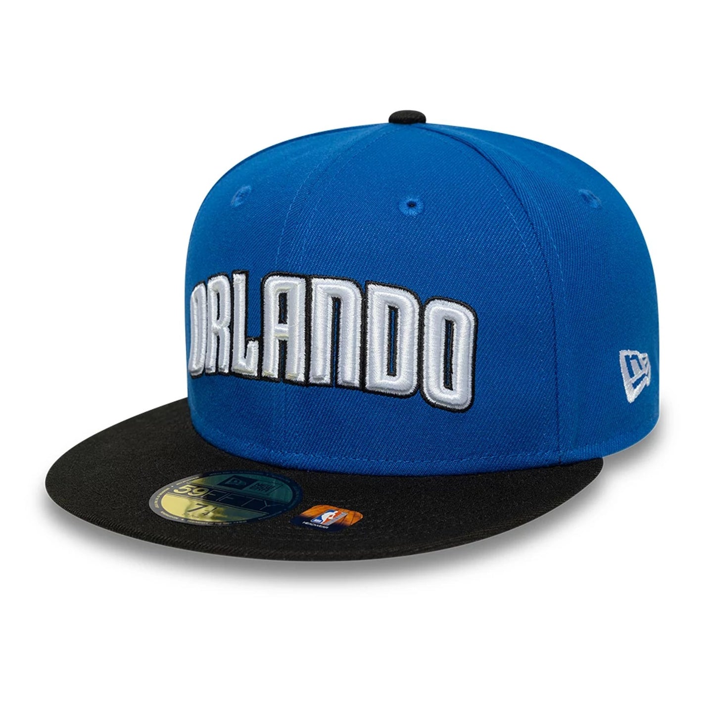 This is a Orlando Magic NBA Statement Blue 59FIFTY Fitted Cap 4