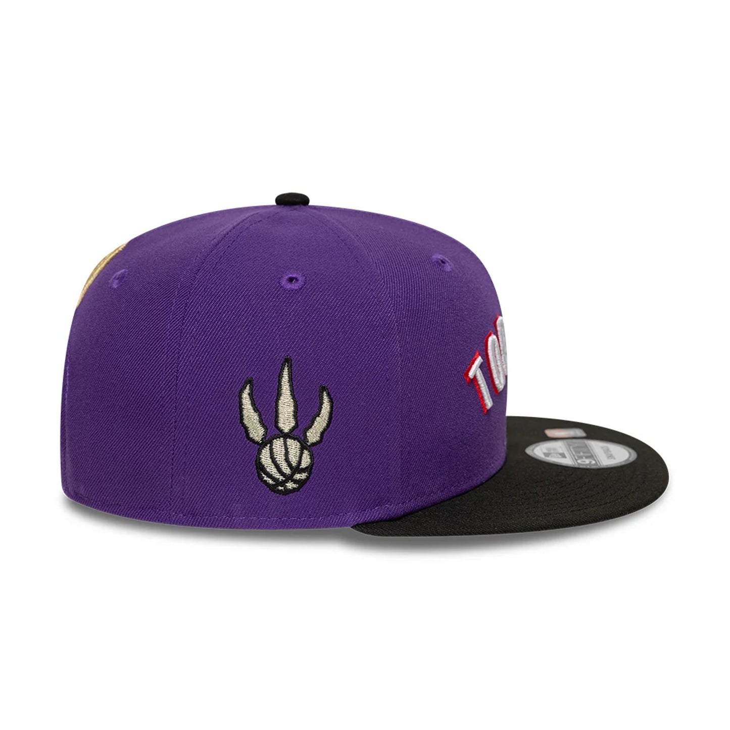 This is a Toronto Raptors NBA Classic Purple 9FIFTY Snapback Adjustable Cap 5