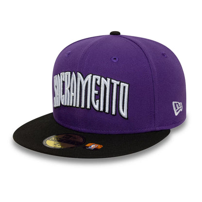 This is a Sacramento Kings NBA Classic Purple 59FIFTY Fitted Cap 4