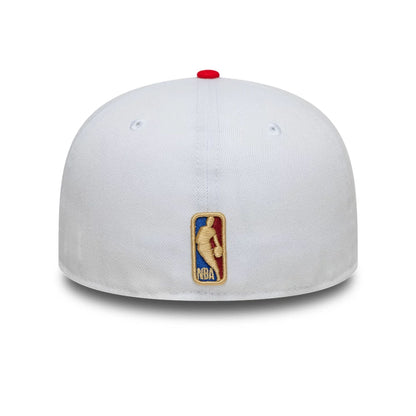 This is a Golden State Warriors NBA Classic White 59FIFTY Fitted Cap 5