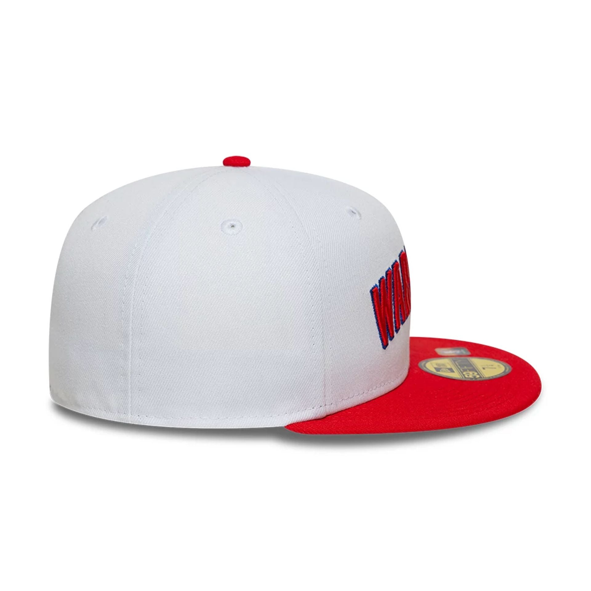 This is a Golden State Warriors NBA Classic White 59FIFTY Fitted Cap 7