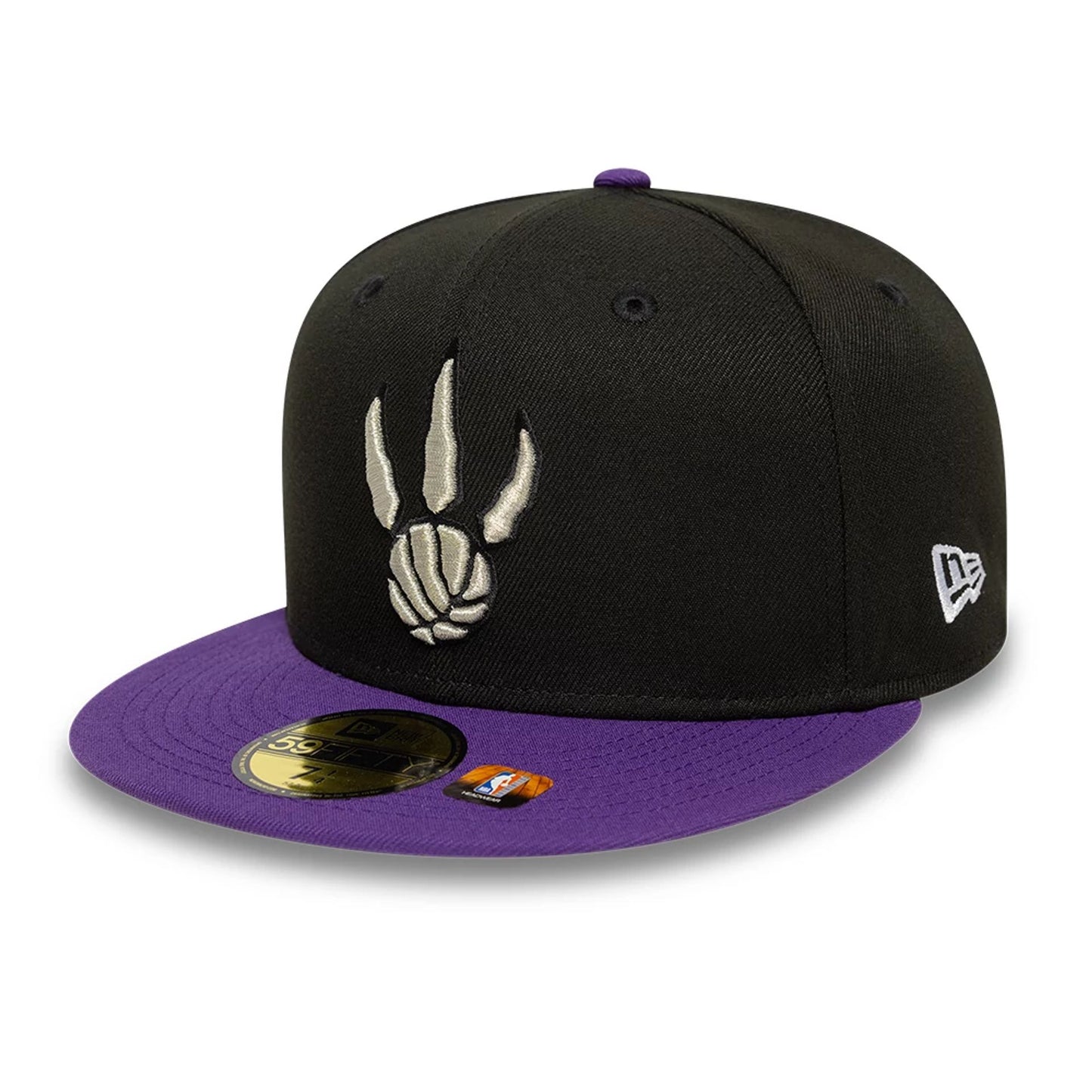 This is a Toronto Raptors NBA Classic Black 59FIFTY Fitted Cap 4