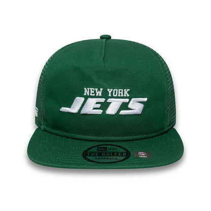 This is a New York Jets NFL International Series Games 2024 Dark Green Golfer Adjustable Cap 2