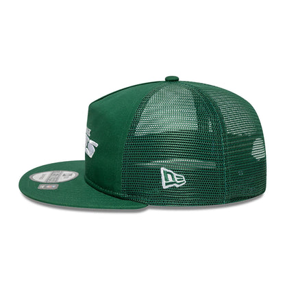 This is a New York Jets NFL International Series Games 2024 Dark Green Golfer Adjustable Cap 7