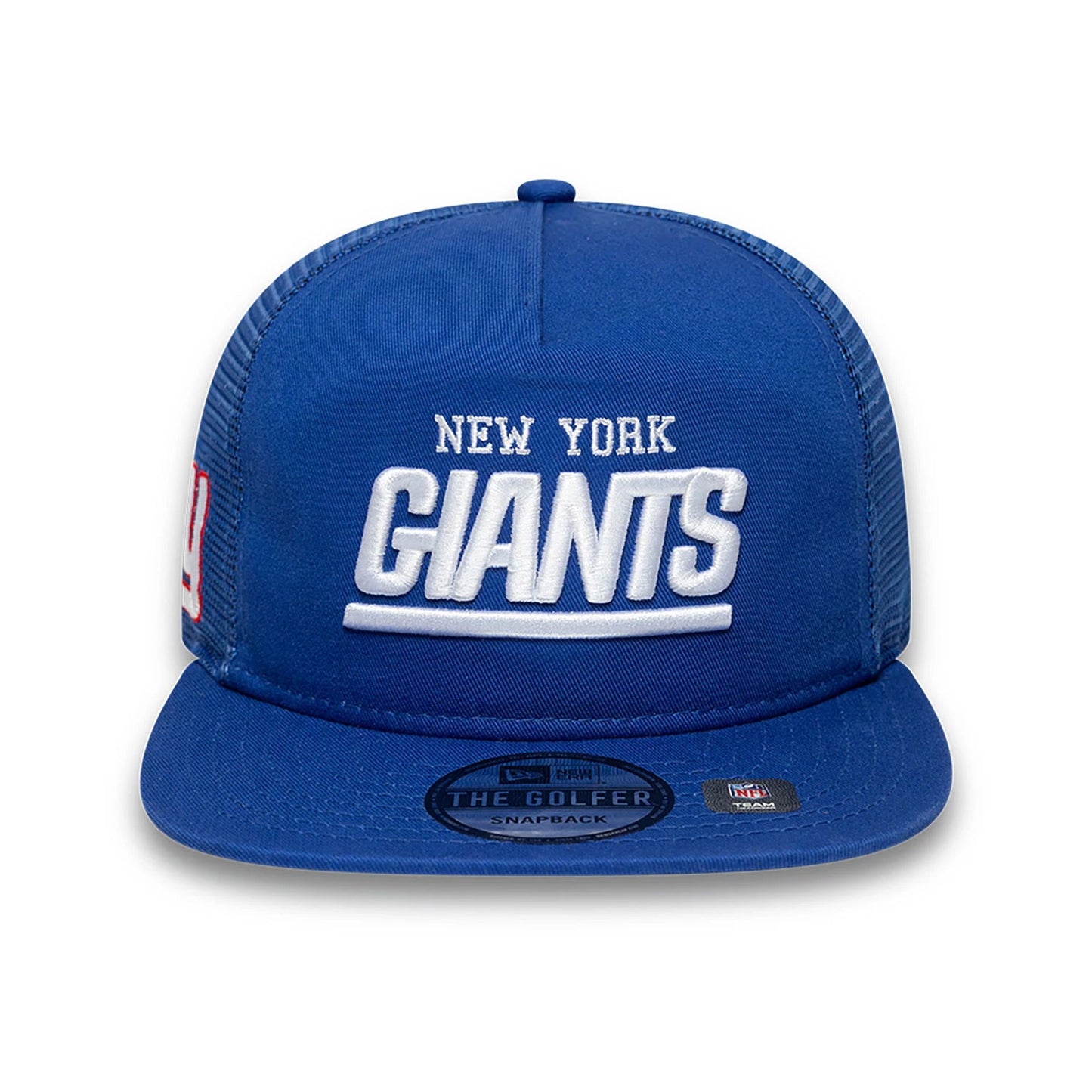 This is a New York Giants NFL International Series Games 2024 Blue Golfer Adjustable Cap 2