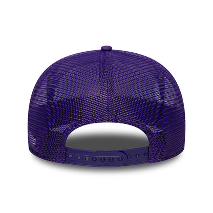 This is a Minnesota Vikings NFL International Series Games 2024 Purple Golfer Adjustable Cap 4