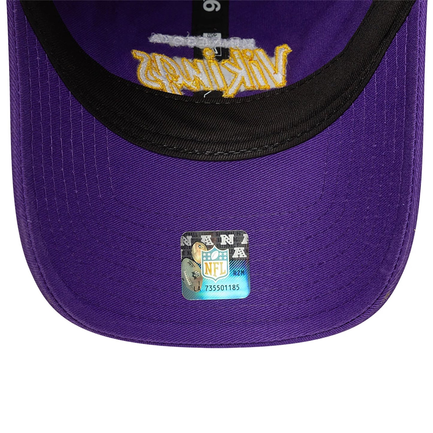 This is a Minnesota Vikings NFL International Series Games 2024 Purple 9TWENTY Adjustable Cap 4