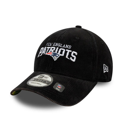 This is a New England Patriots NFL International Series Games 2024 Black 9FORTY Adjustable Cap 4