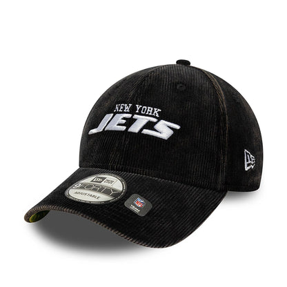 This is a New York Jets NFL International Series Games 2024 Black 9FORTY Adjustable Cap 4