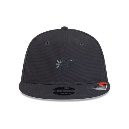 This is a Hermanos Koumori x New Era Dark Grey Retro Crown 9FIFTY Strapback Adjustable Cap 3