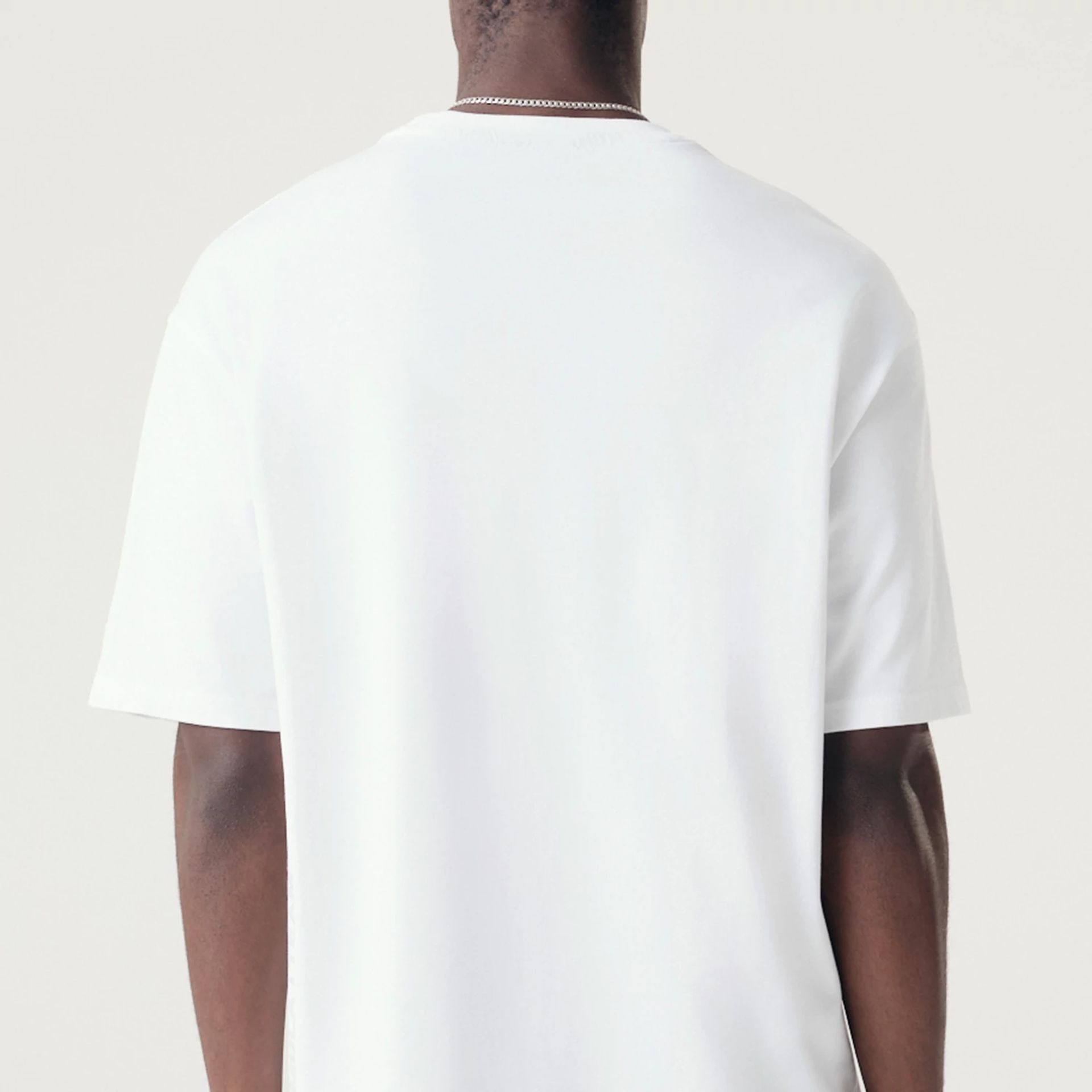 The Male model is wearing McLaren Racing Washed Pack White Oversized T-Shirt 7