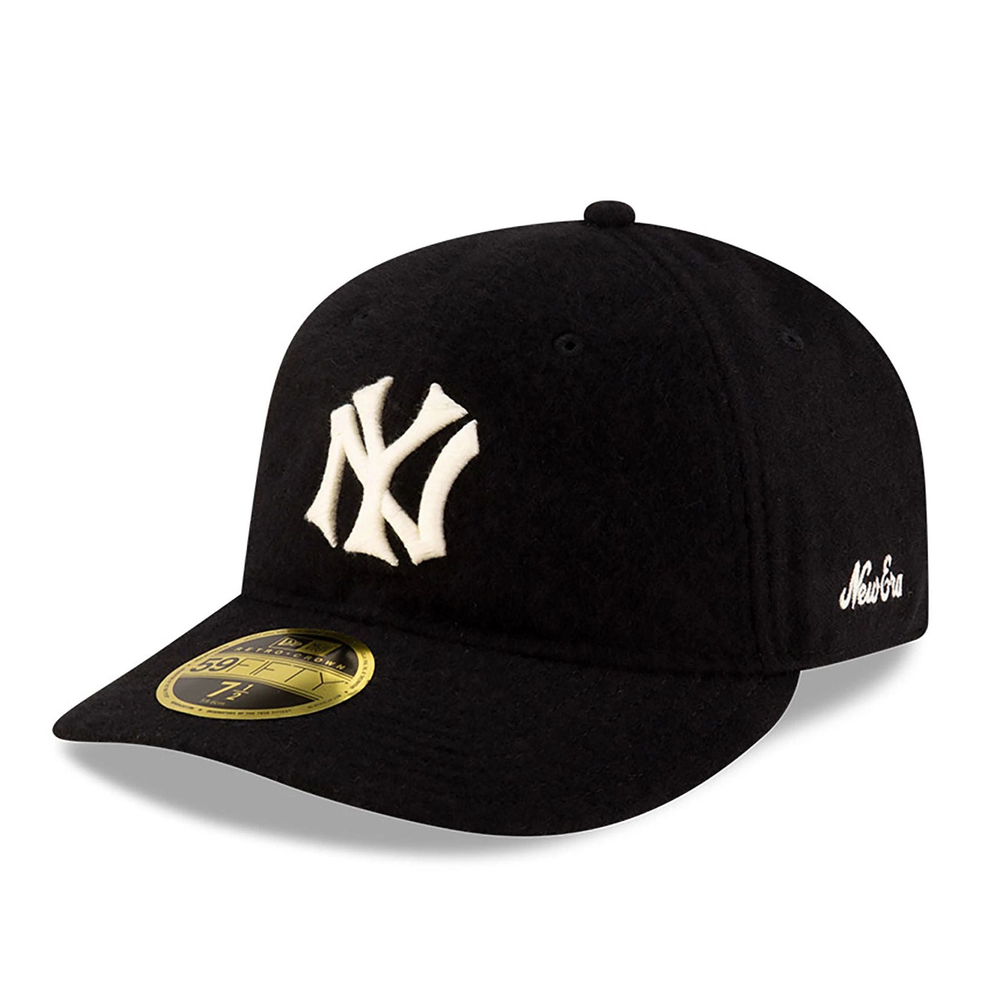 This is a Purple Label MLB New York Yankees x Ralph Lauren Black Retro Crown 59FIFTY Fitted Cap 4