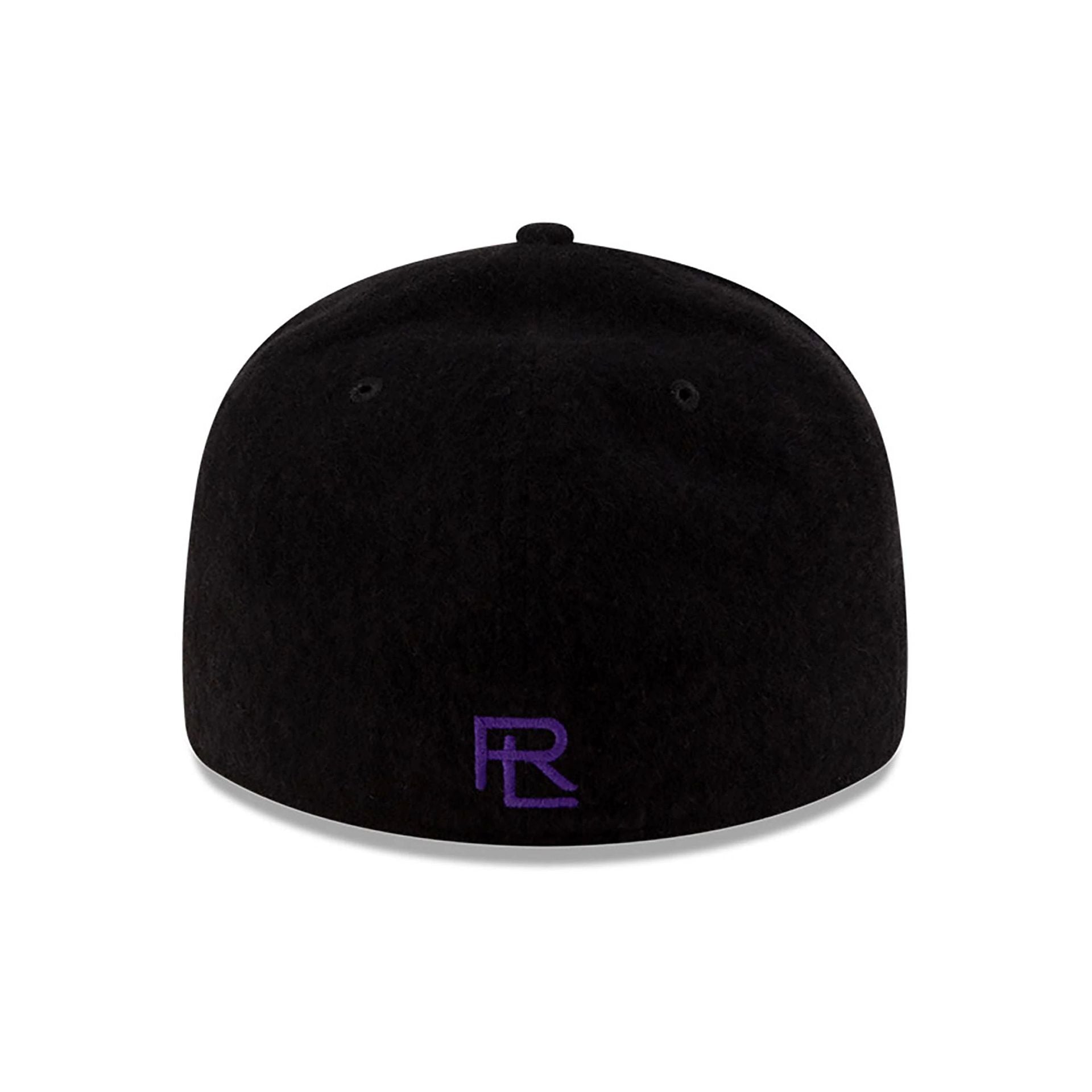 This is a Purple Label Ralph Lauren x MLB New York Yankees Purple Retro Crown 59FIFTY Fitted Cap 5