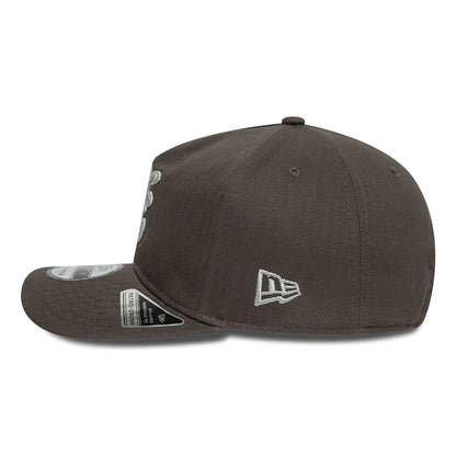 This is a New Era Tonal Cotton Dark Grey 9FIFTY A-Frame Adjustable Cap 7