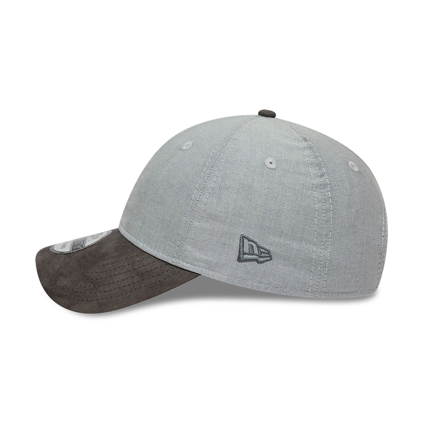 This is a New Era Chambray Grey 9TWENTY Adjustable Cap 7