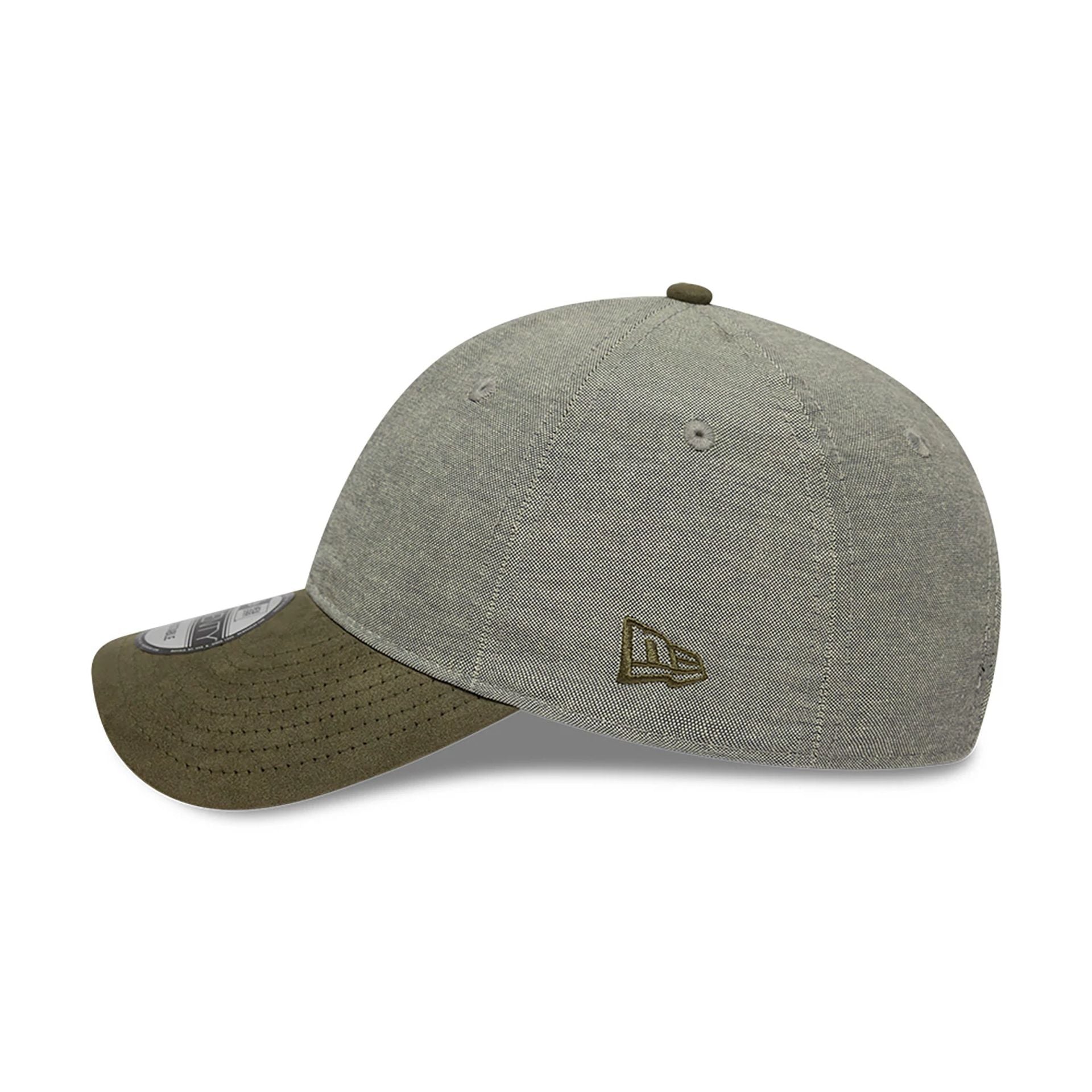 This is a New Era Chambray Green 9TWENTY Adjustable Cap 7