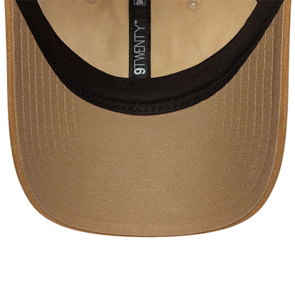 This is a New Era Chambray Light Beige 9TWENTY Adjustable Cap 4