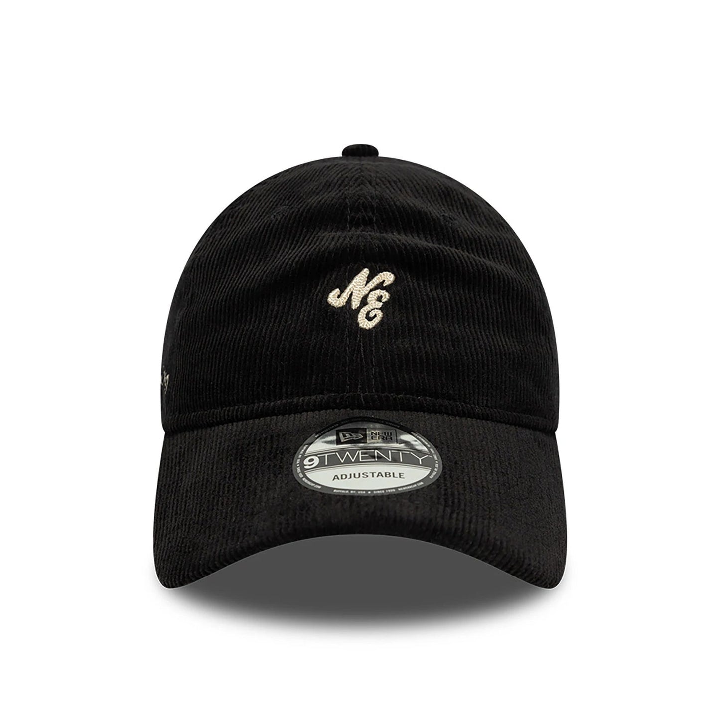 This is a New Era Cord Black 9TWENTY Adjustable Cap 2