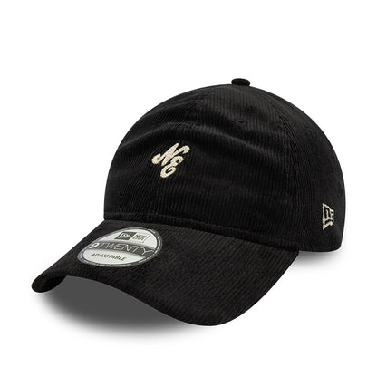 This is a New Era Cord Black 9TWENTY Adjustable Cap 3