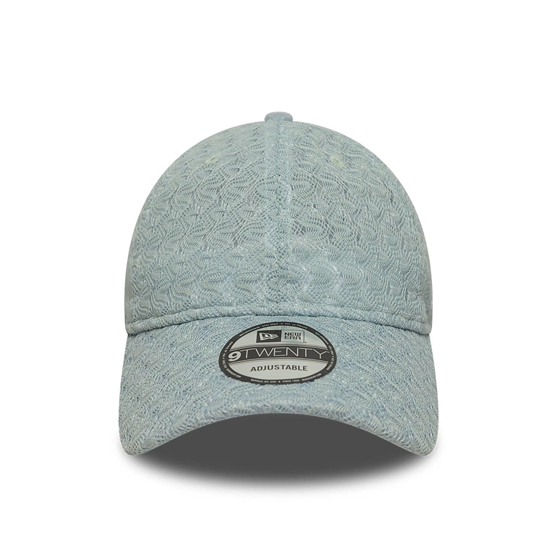 This is a New Era Lace Pastel Blue 9TWENTY Adjustable Cap 2