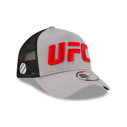 This is a Ultimate Fighting UFC MMA Grey 9FORTY E-Frame Trucker Adjustable Cap 1