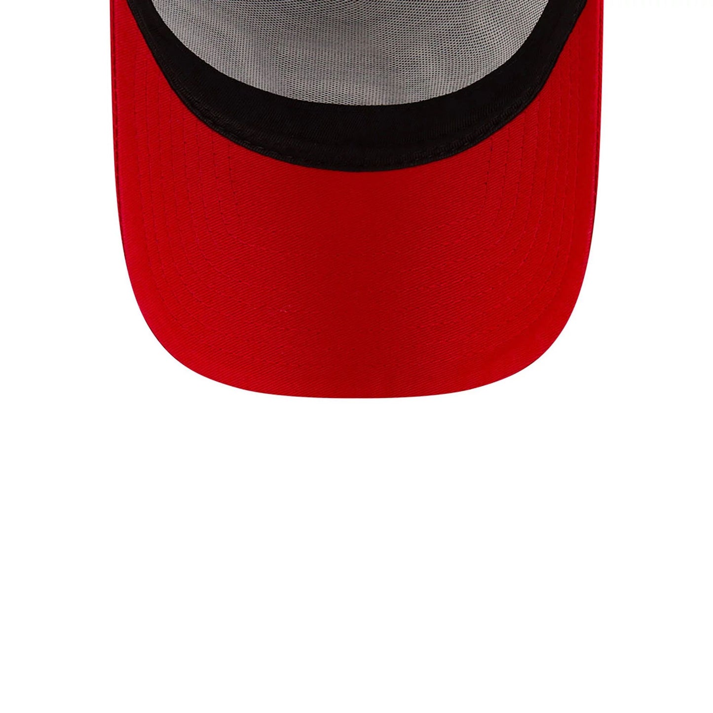 This is a Ultimate Fighting UFC MMA Red 9FORTY E-Frame Trucker Adjustable Cap 4