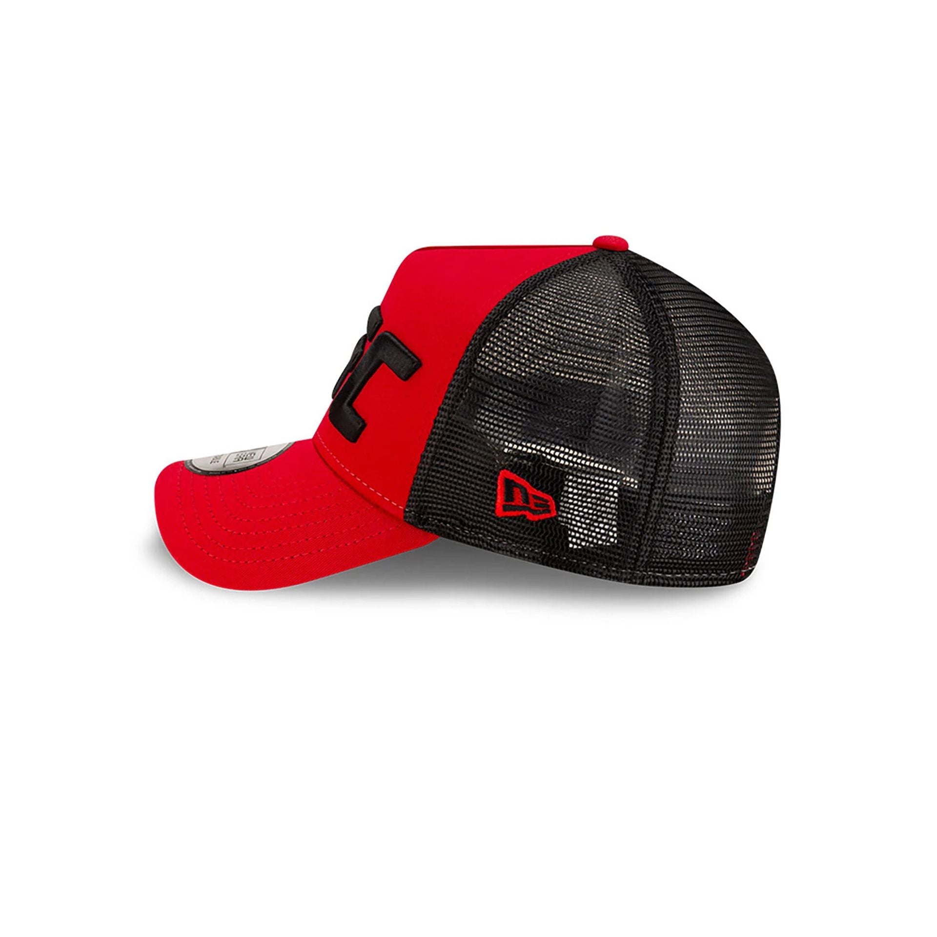 This is a Ultimate Fighting UFC MMA Red 9FORTY E-Frame Trucker Adjustable Cap 7