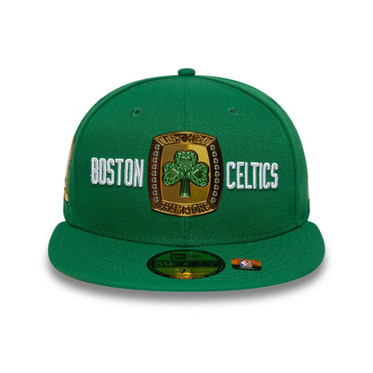 This is a Boston Celtics 18X Champions Green 59FIFTY Fitted Cap 3