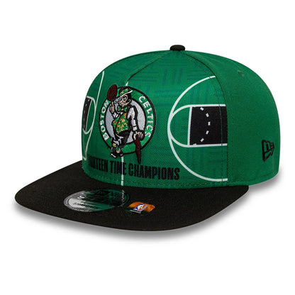 This is a Boston Celtics 18X Champions Green 9FIFTY A-Frame Adjustable Cap 4