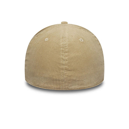 This is a LA Dodgers MLB Cord Light Beige 39THIRTY A-Frame Stretch Fit Cap 4