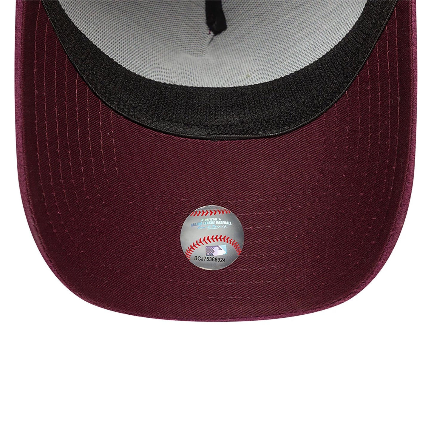 This is a New York Yankees MLB Suede Dark Purple 39THIRTY A-Frame Stretch Fit Cap 5