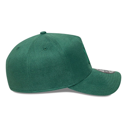 This is a New York Yankees MLB Suede Dark Green 39THIRTY A-Frame Stretch Fit Cap 6