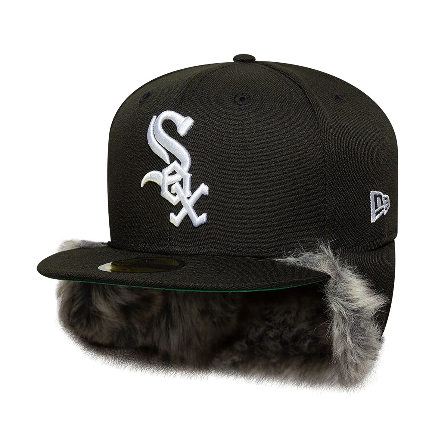 This is a Chicago White Sox MLB World Series Black 59FIFTY Fitted Downflap Cap 7