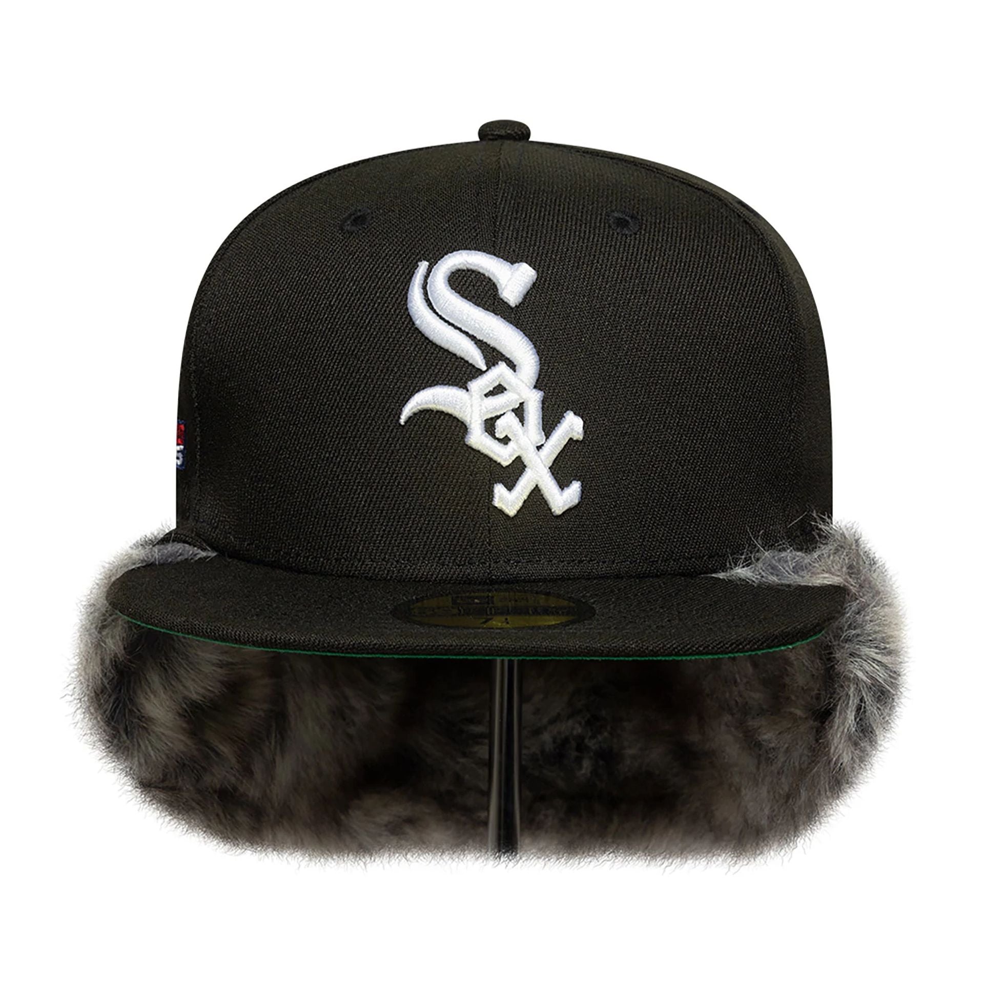 This is a Chicago White Sox MLB World Series Black 59FIFTY Fitted Downflap Cap 5