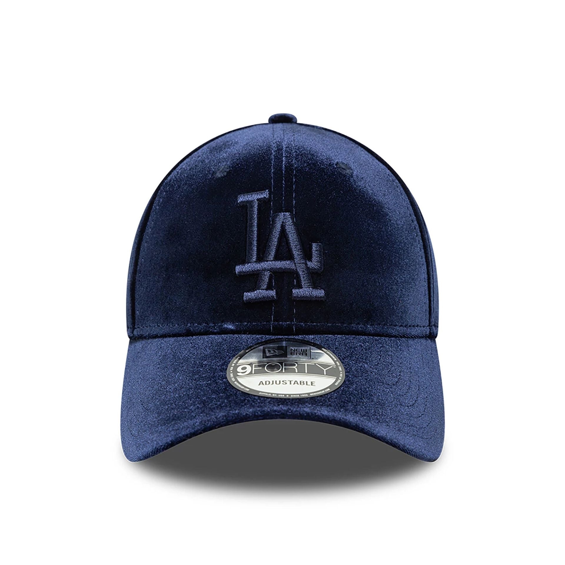 This is a LA Dodgers Tonal Velvet Navy 9FORTY Adjustable Cap 2