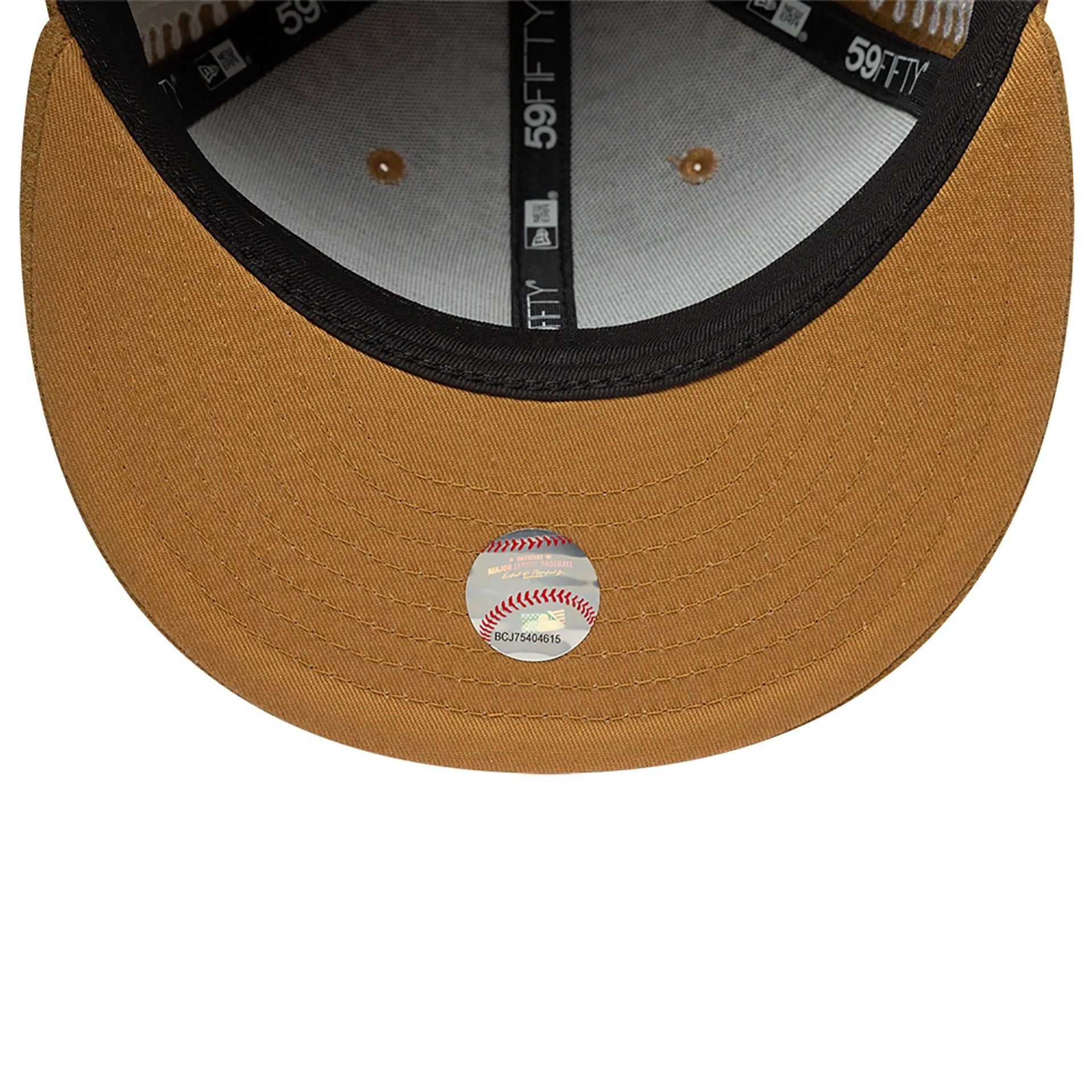 This is a New York Yankees Gingerbread Beige 59FIFTY Fitted Cap 5