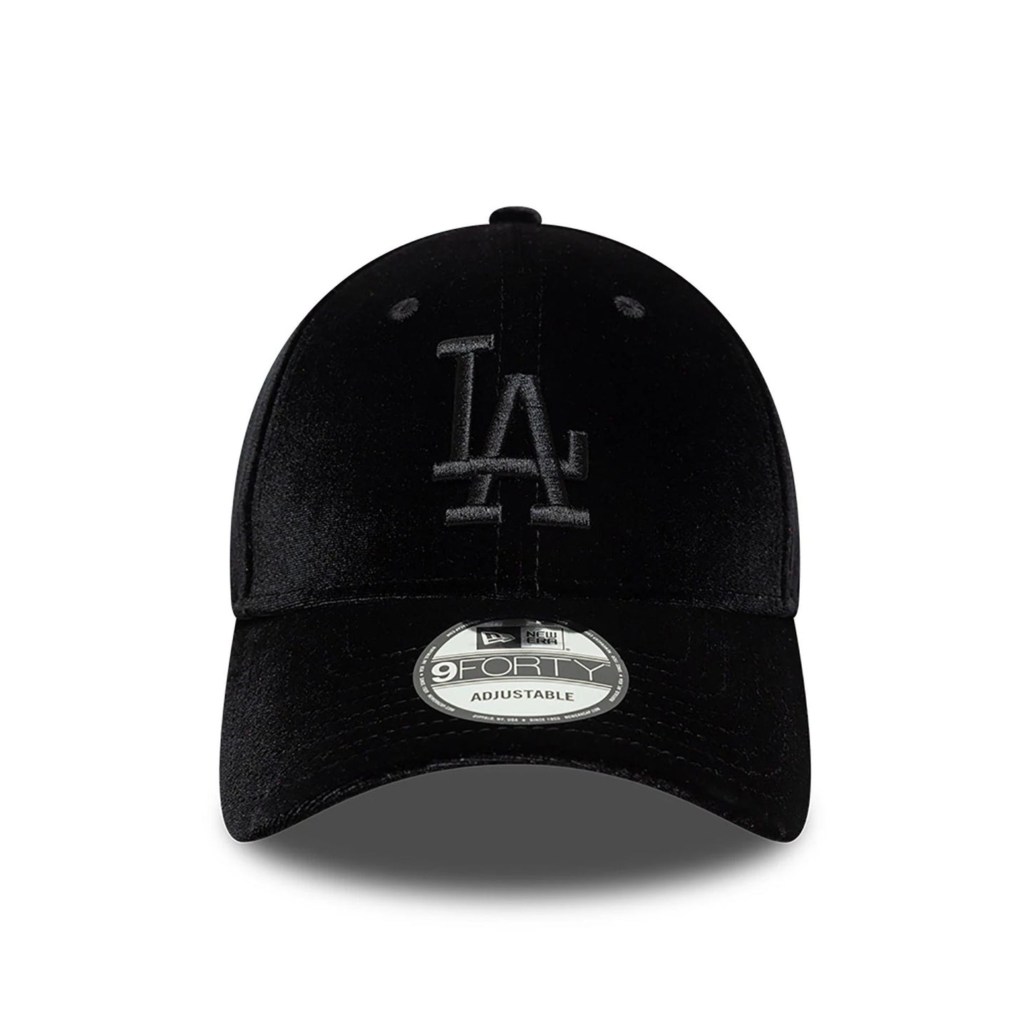 This is a LA Dodgers Tonal Velvet Black 9FORTY Adjustable Cap 2