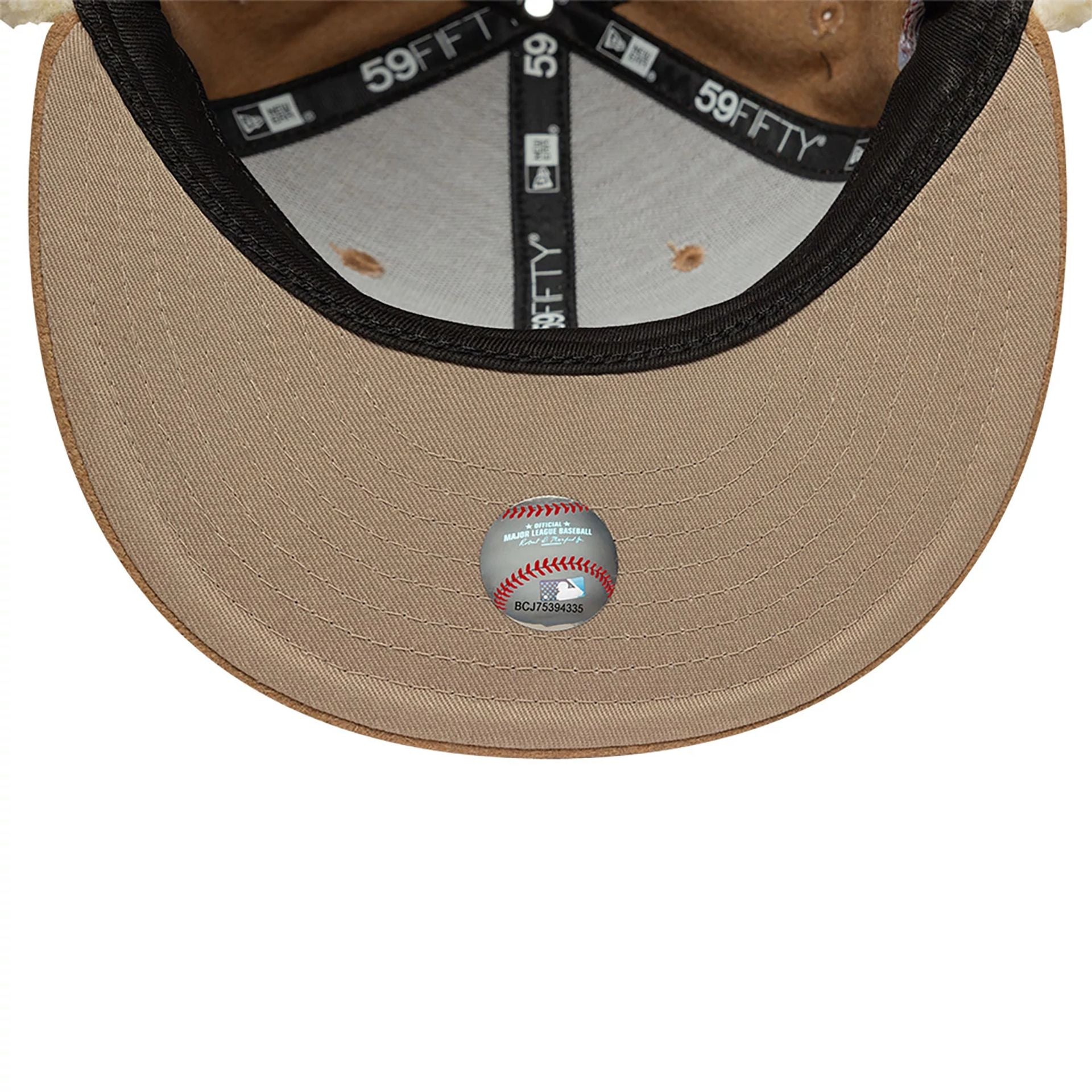 This is a LA Dodgers Image Dark Brown Dogear 59FIFTY Fitted Cap 11