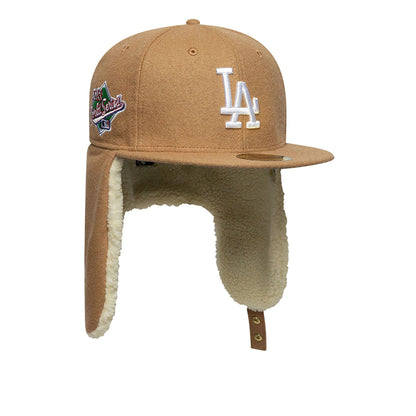 This is a LA Dodgers Image Dark Brown Dogear 59FIFTY Fitted Cap 2