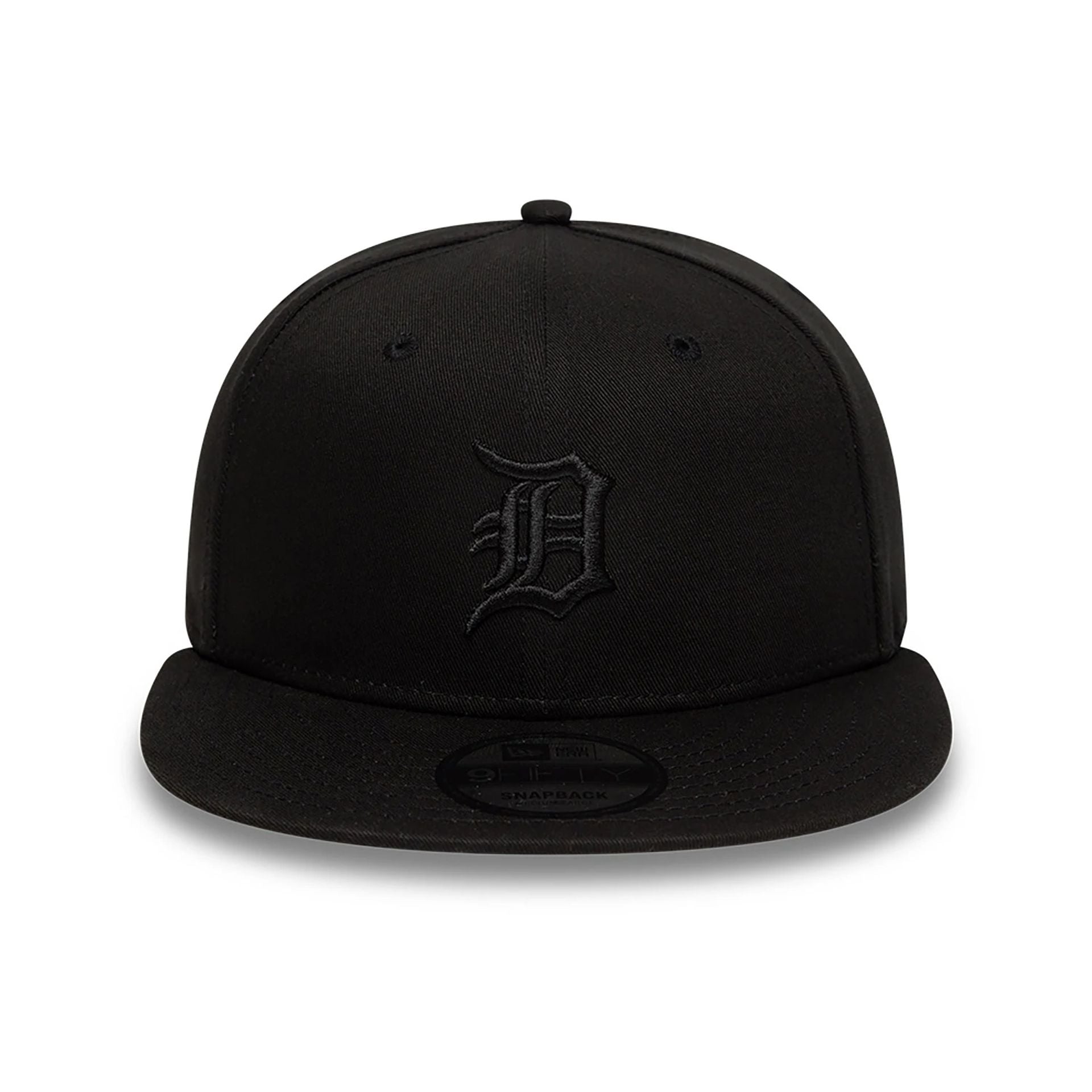 This is a Detroit Tigers Satin Lined Black 9FIFTY Snapback Adjustable Cap 2