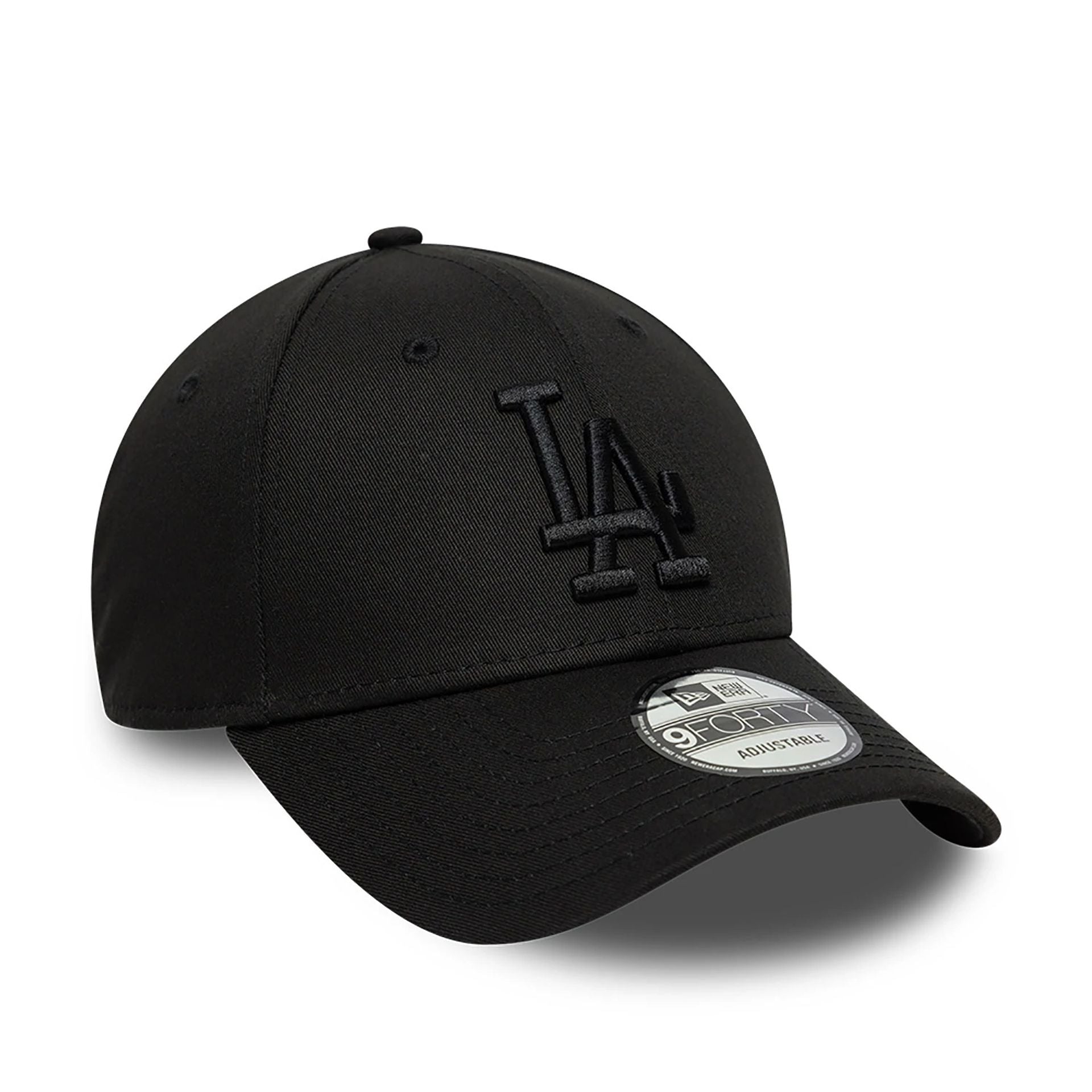 This is a LA Dodgers Satin Lined Black 9FORTY Adjustable Cap 3