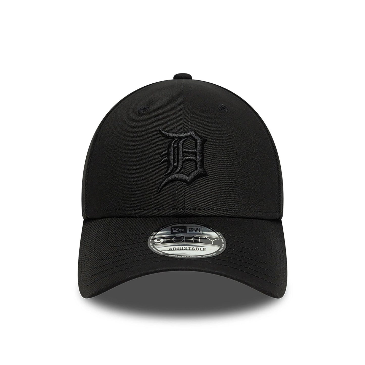 This is a Detroit Tigers Satin Lined Black 9FORTY Adjustable Cap 2