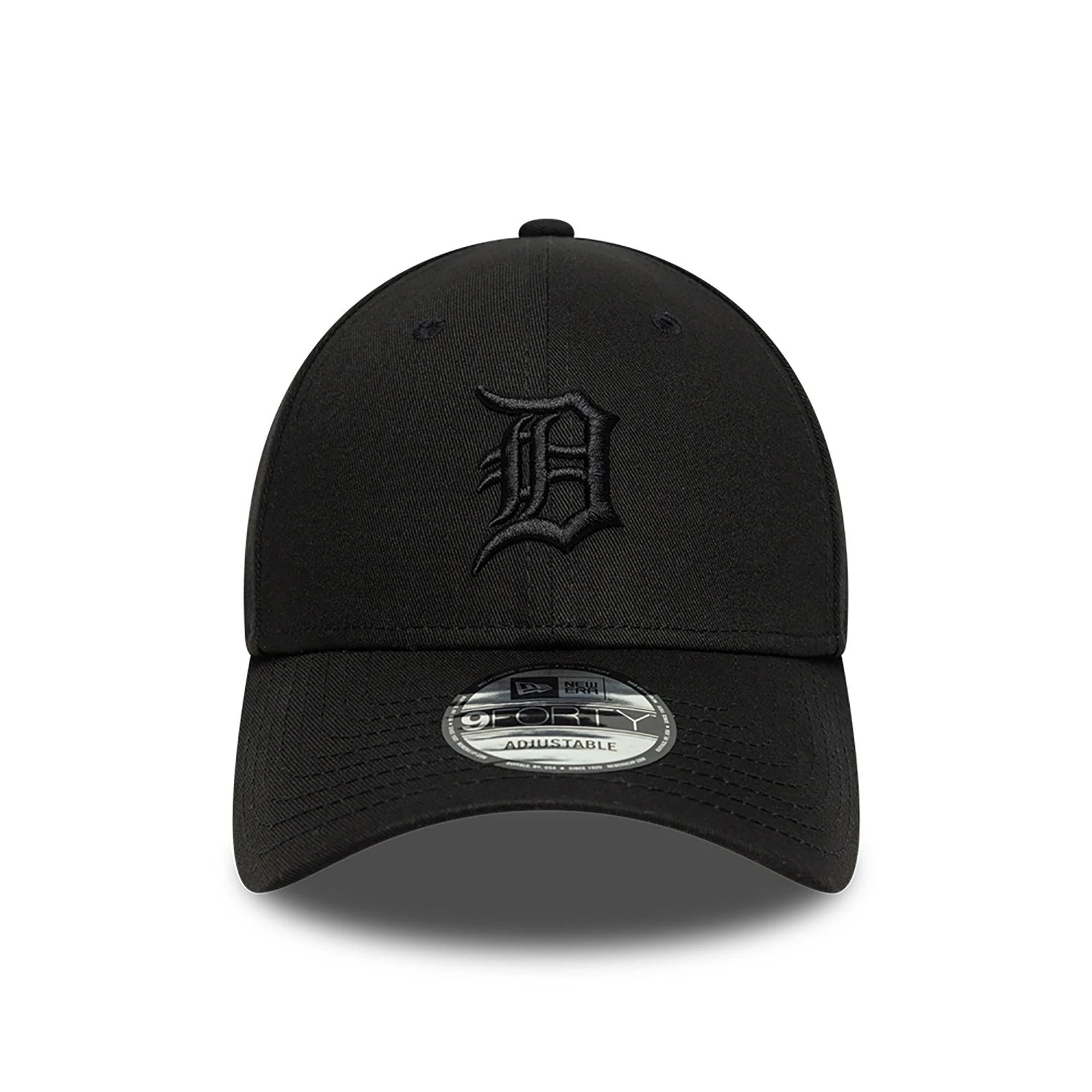 This is a Detroit Tigers Satin Lined Black 9FORTY Adjustable Cap 2